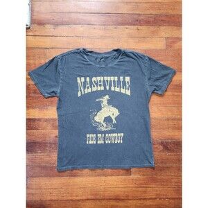 Z SUPPLY Nashville Ride Em Cowboy Boyfriend Tee - S